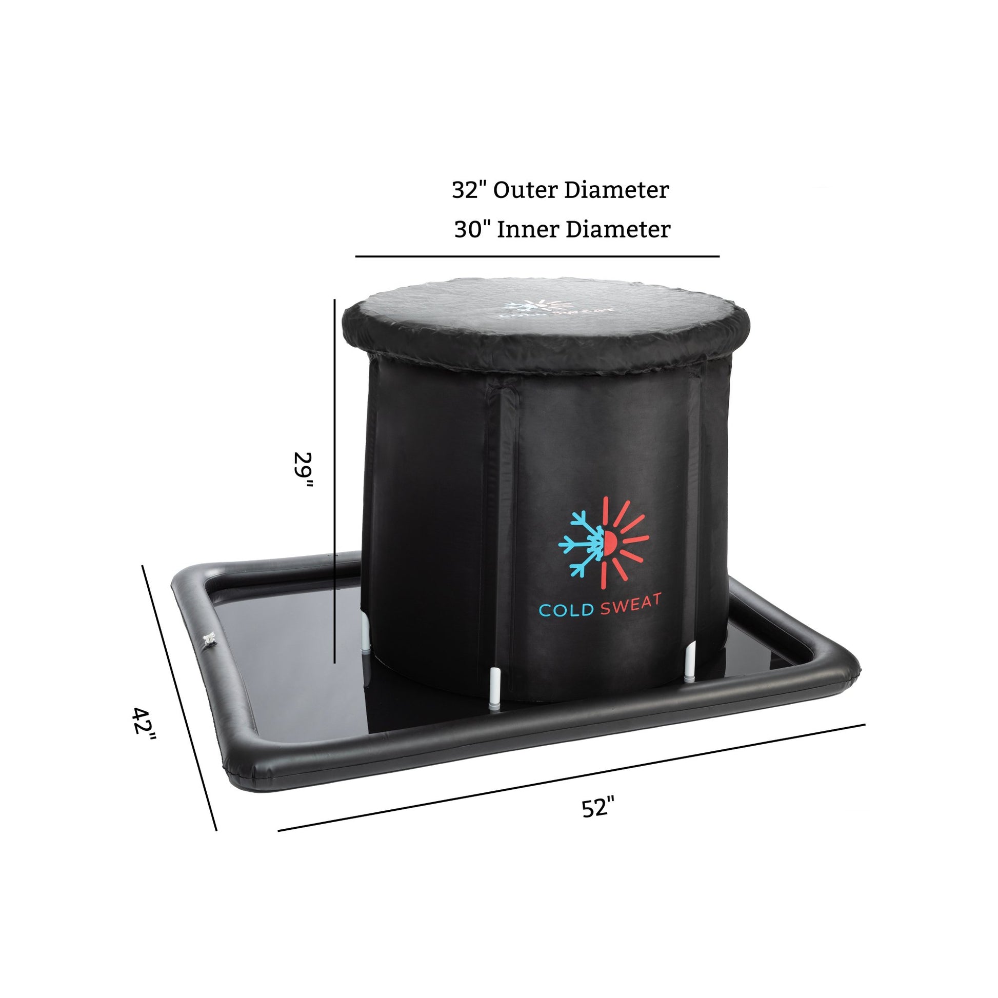 Cold Sweat Cold Plunge Tub + Chiller Bundle - Cold Sweat